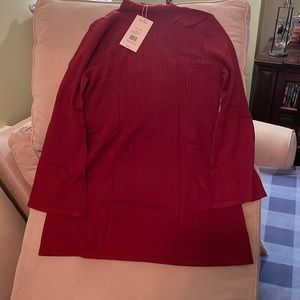 Tyler boe brand new size L burgundy